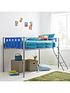 kidspace-cyber-mid-sleeper-bed-frame-with-mattress-options-buy-and-savestillFront