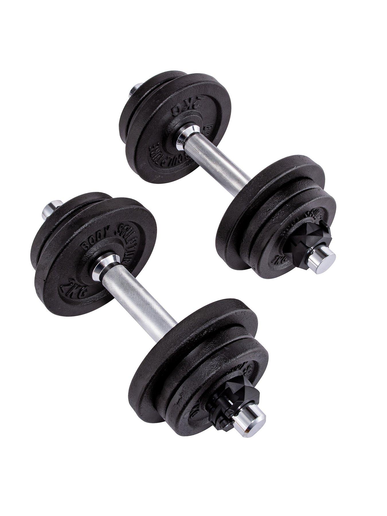 Image 1 of 2 of Body Sculpture 20 Kg Cast Iron Combo Dumbbell Set