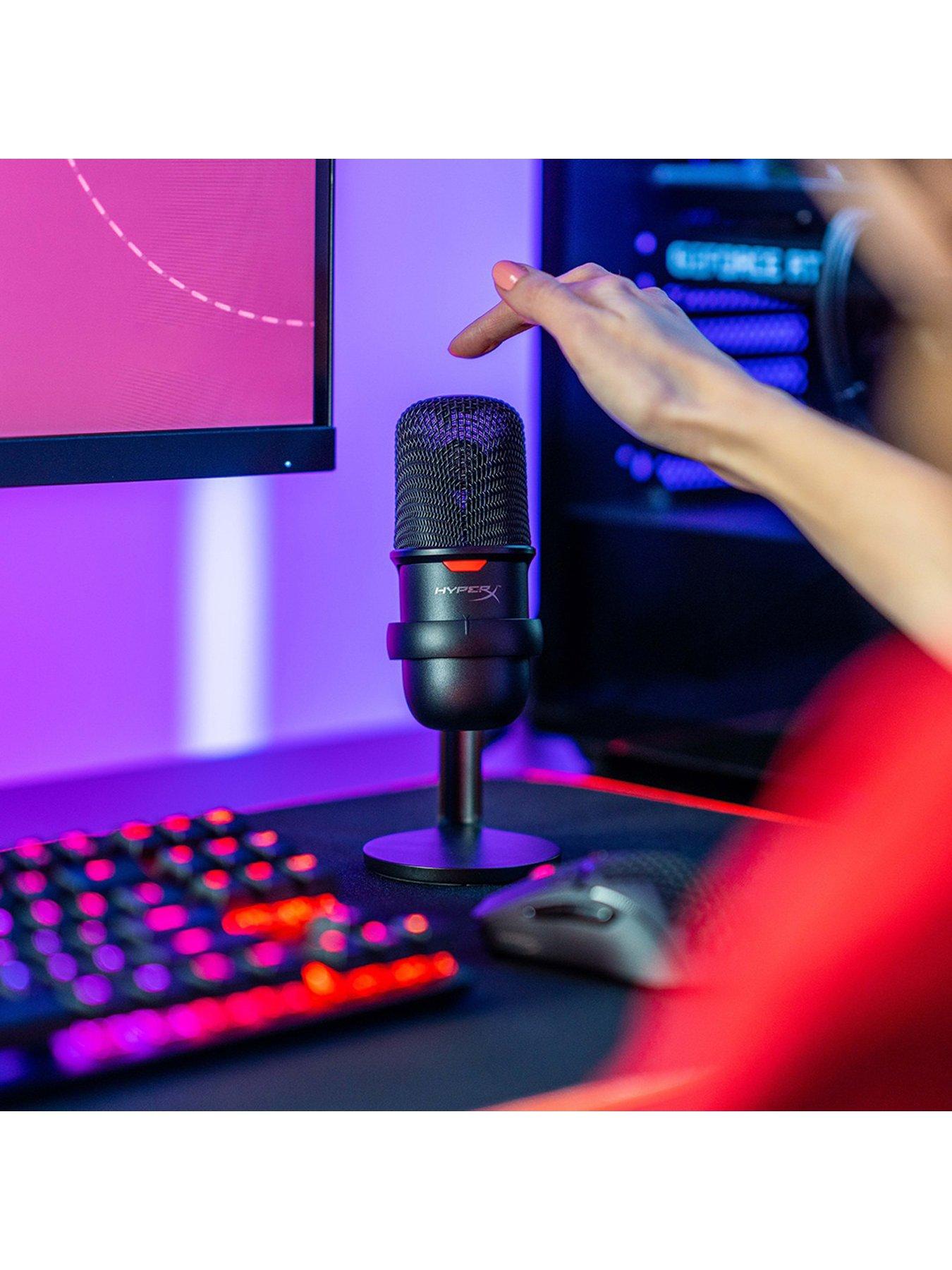 Image 7 of 8 of HYPERX SoloCast USB Desktop Gaming Microphone - PC | Mac | PS5 | PS4 - Black