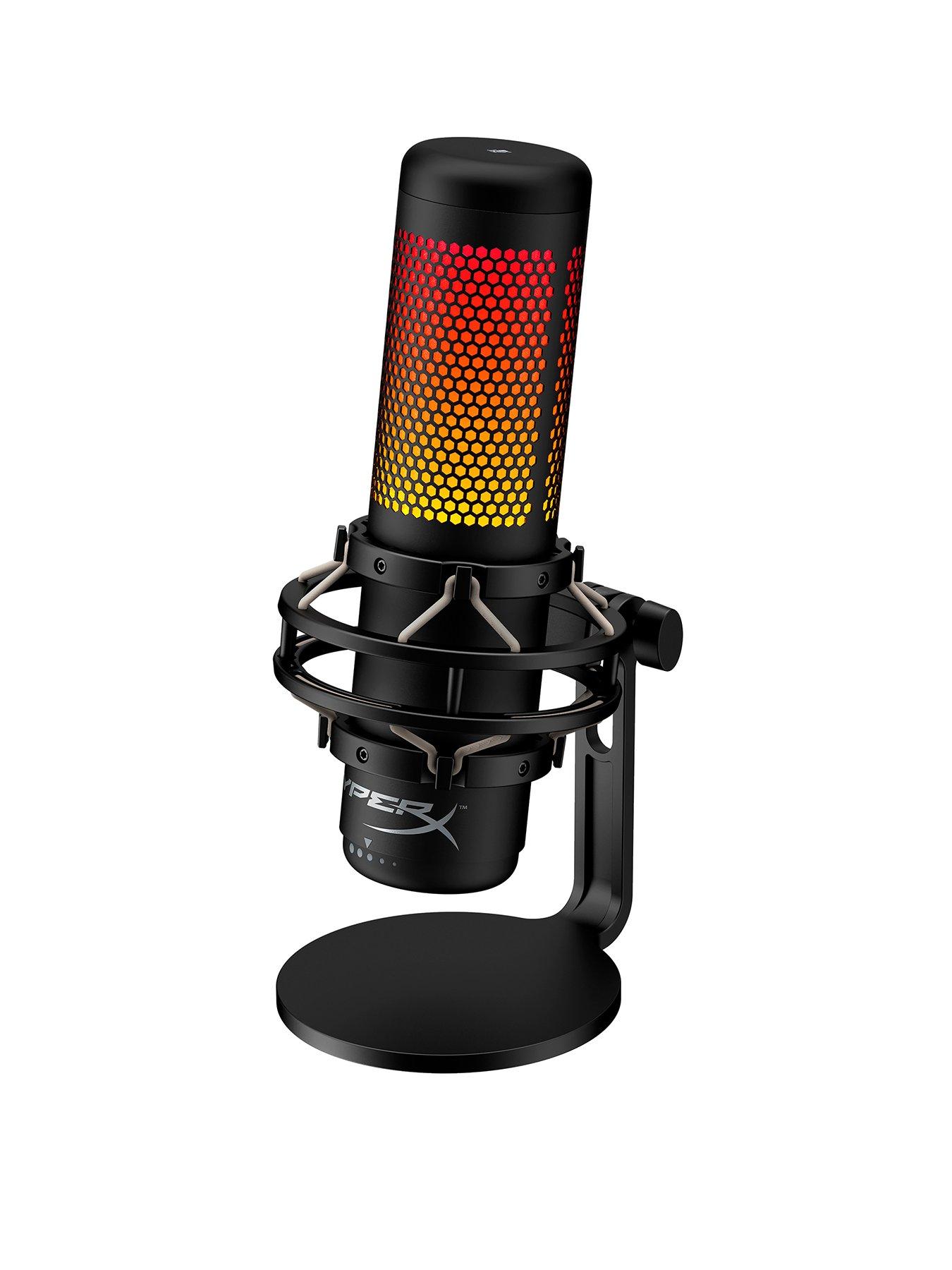 Image 1 of 8 of HYPERX QuadCast S USB Gaming Microphone - PC | Mac | PS4 | PS5 | RGB Lighting - Black