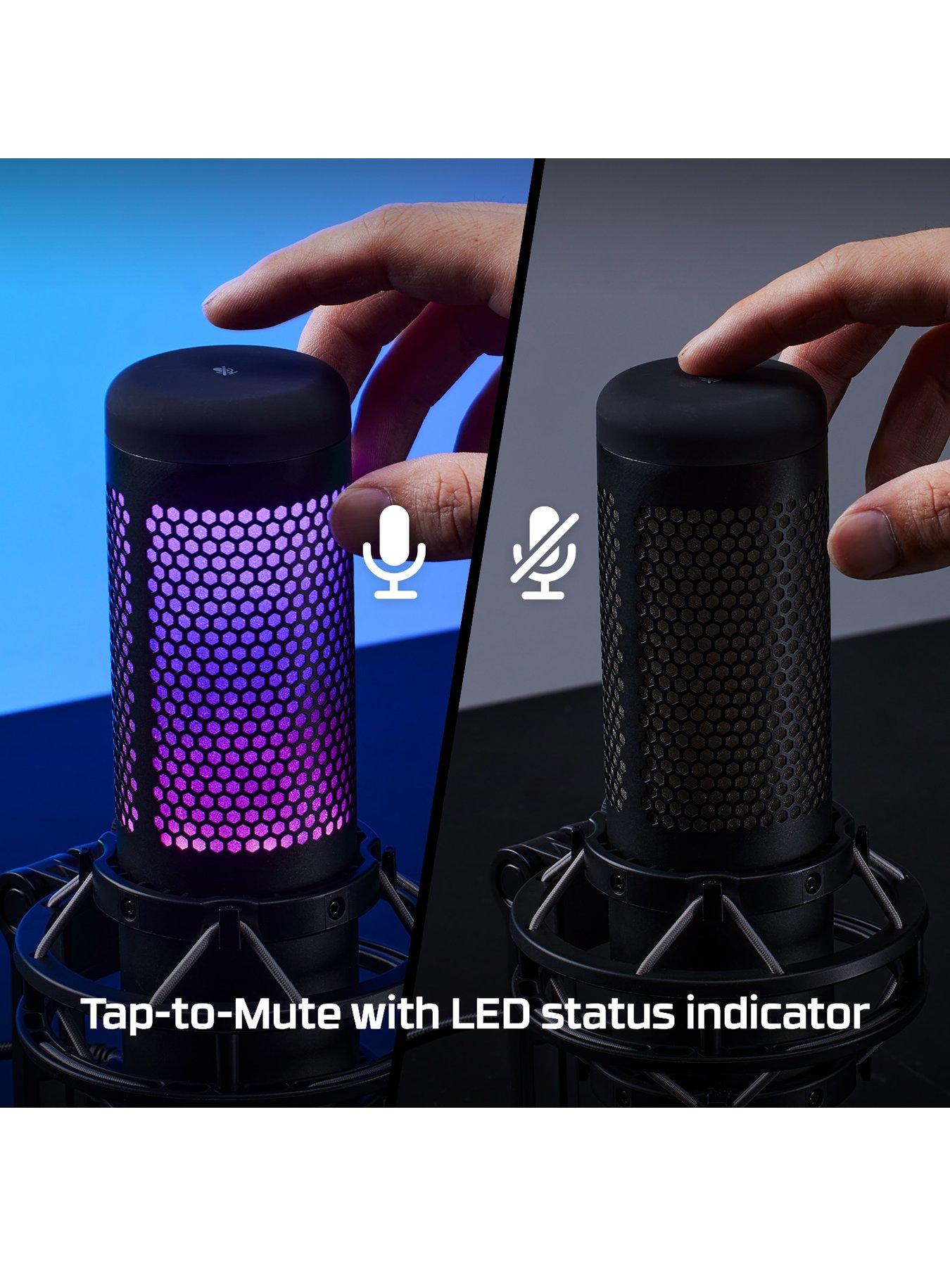 Image 4 of 8 of HYPERX QuadCast S USB Gaming Microphone - PC | Mac | PS4 | PS5 | RGB Lighting - Black