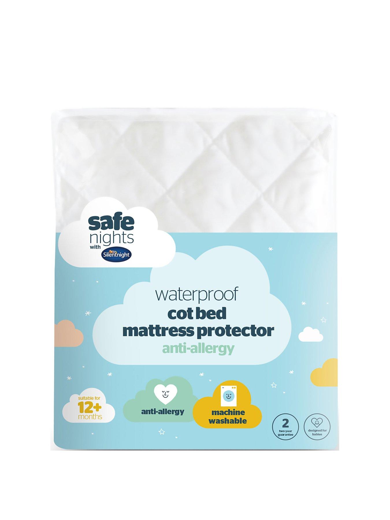 silentnight-safe-nights-waterproof-mattress-protector-cot-bed-white