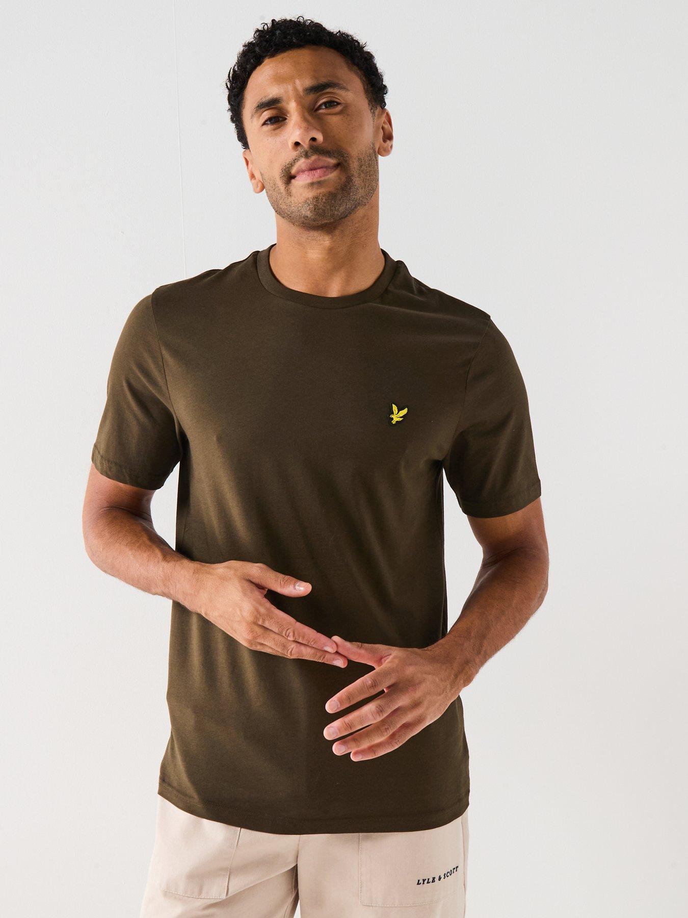 lyle-scott-regular-fit-plain-t-shirt-dark-green-olive
