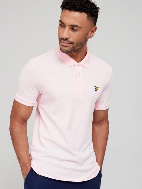lyle-scott-plain-polo-shirt-pinknbsp