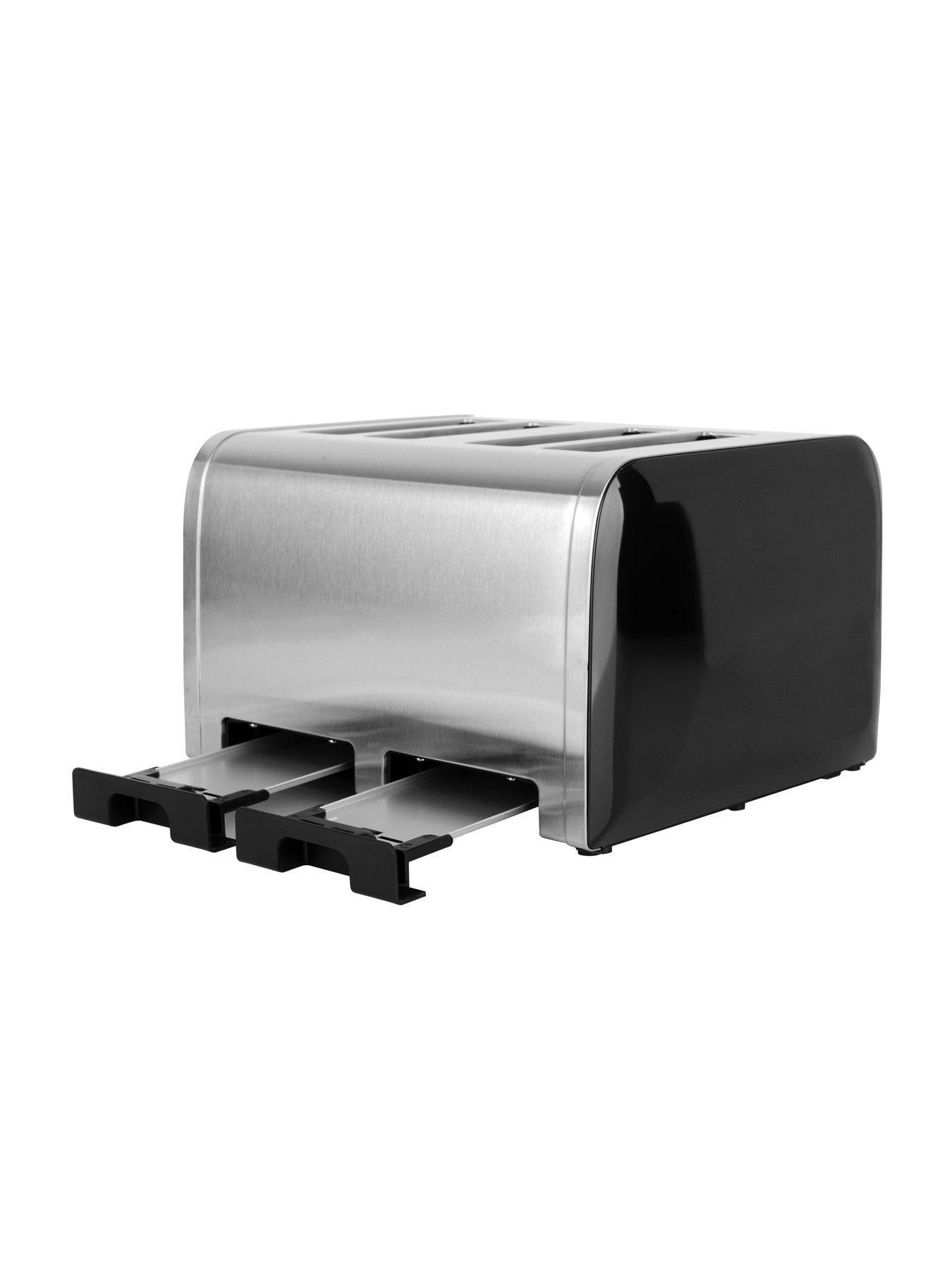 Image 3 of 6 of Swan Kettle &amp; Toaster 4-Slice Twin Pack&nbsp;- Black