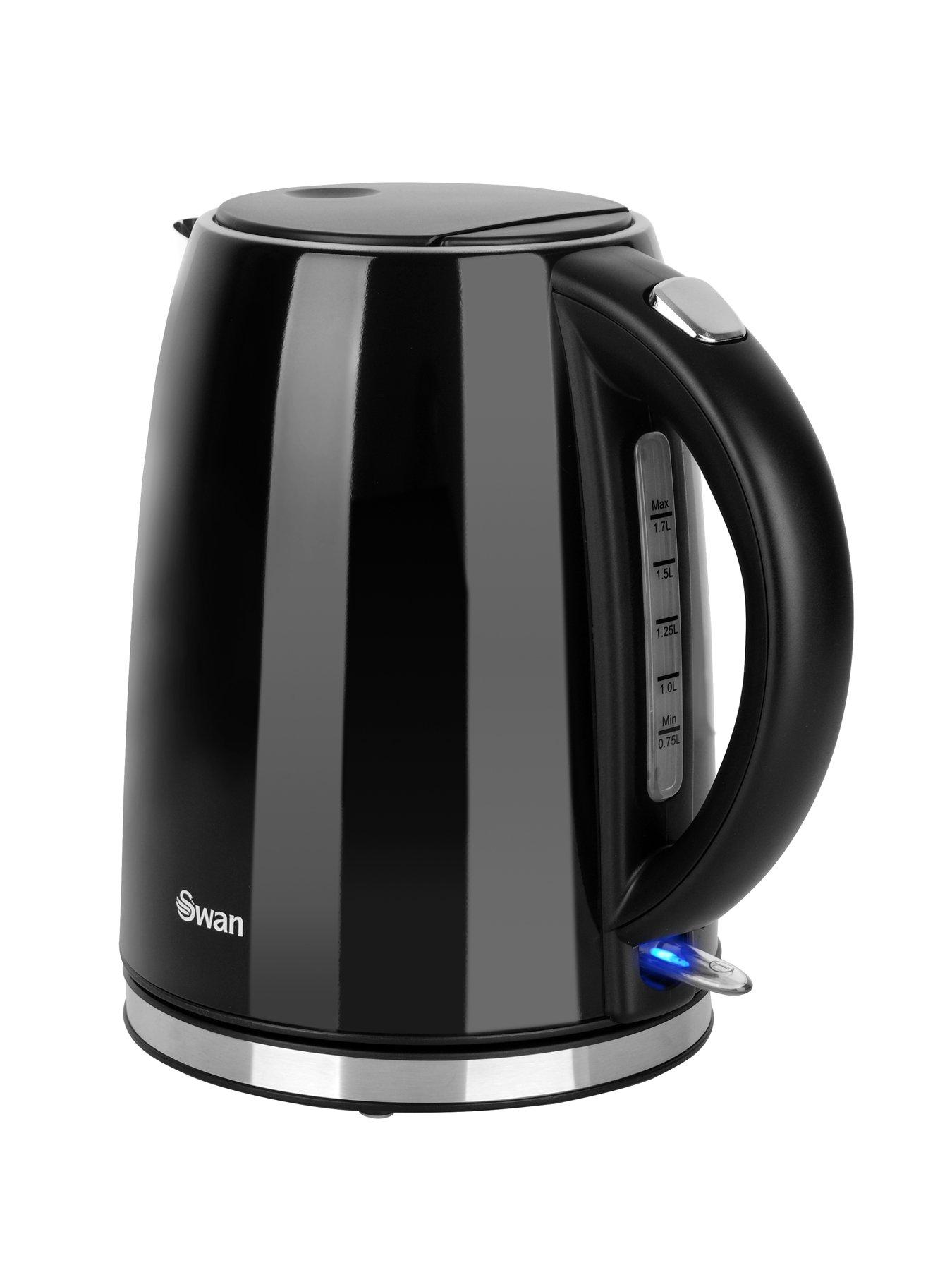 Image 4 of 6 of Swan Kettle &amp; Toaster 4-Slice Twin Pack&nbsp;- Black
