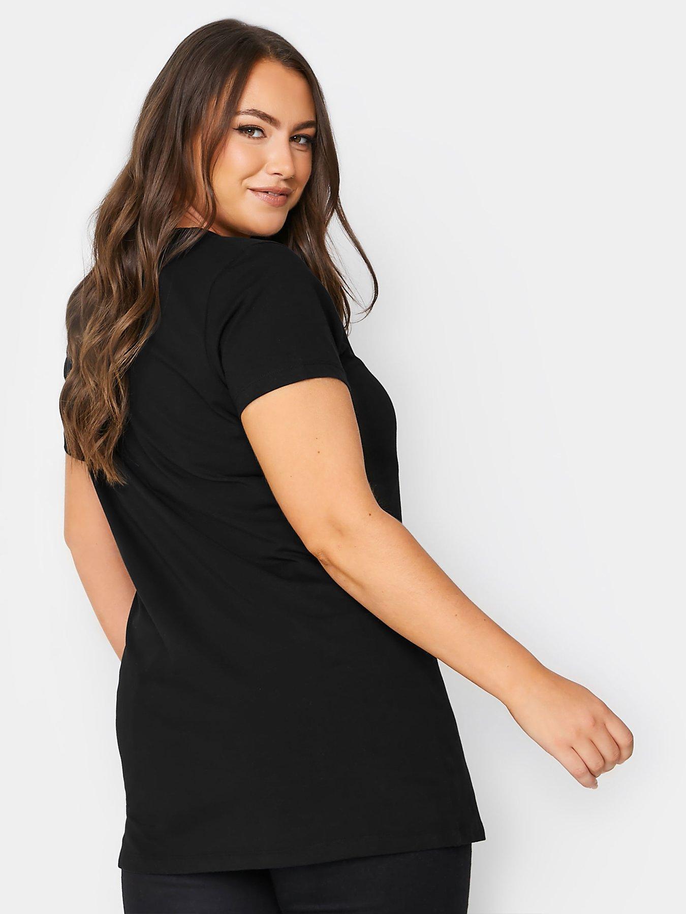 yours-yours-longline-tee-blackstillFront