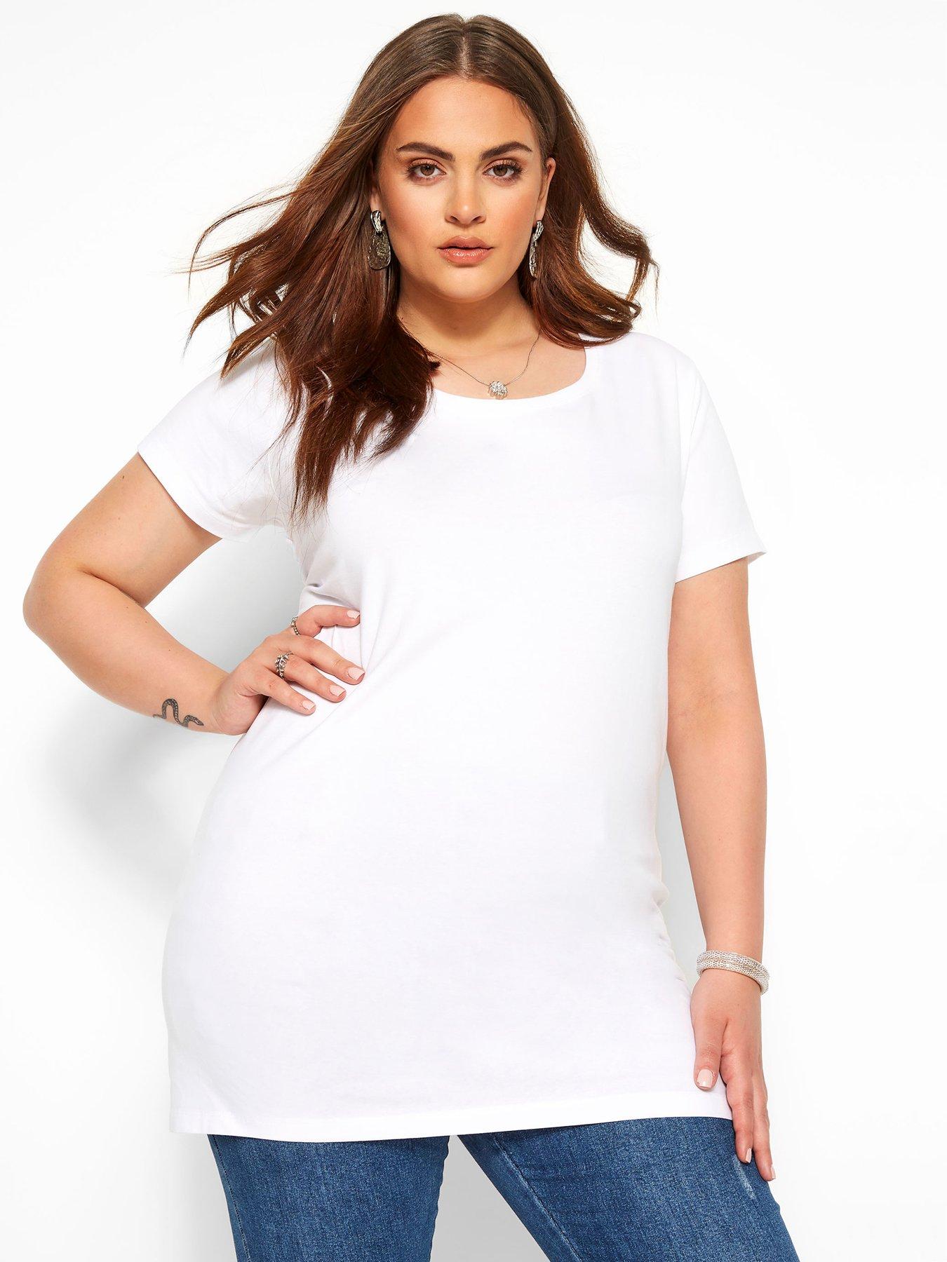 Image of Yours Yours Longline Tee White