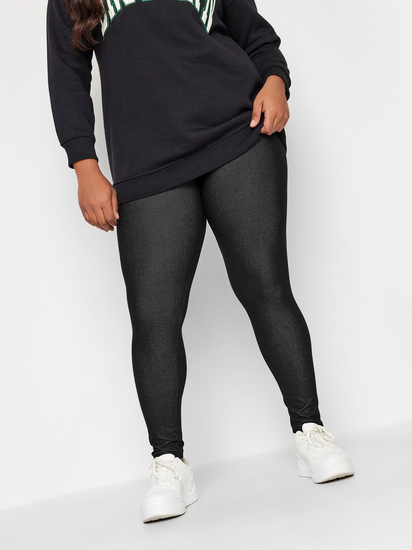 Image of Yours Yours Jersey Jegging - Black