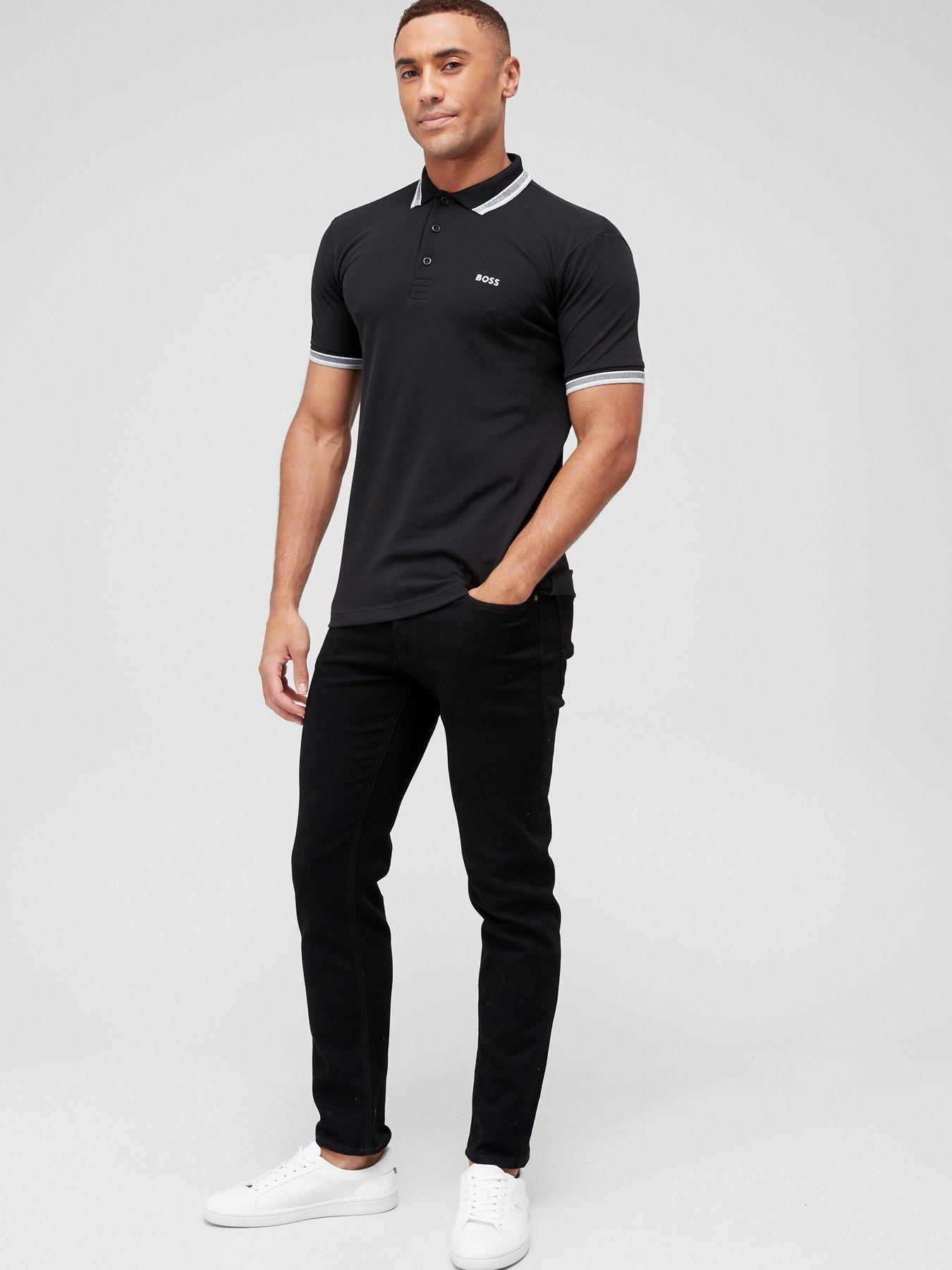 Image 3 of 4 of BOSS Paddy Polo Shirt - Black