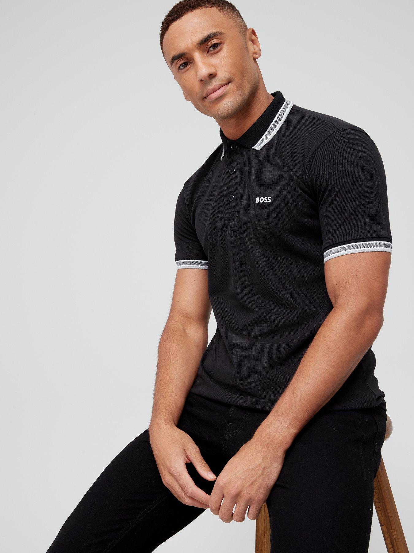 Image 4 of 4 of BOSS Paddy Polo Shirt - Black