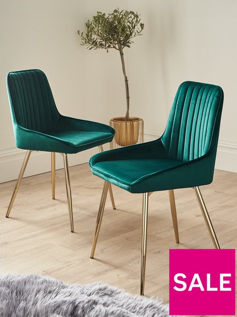 very-home-pair-of-alisha-standard-brass-legged-dining-chairs-greenbrass