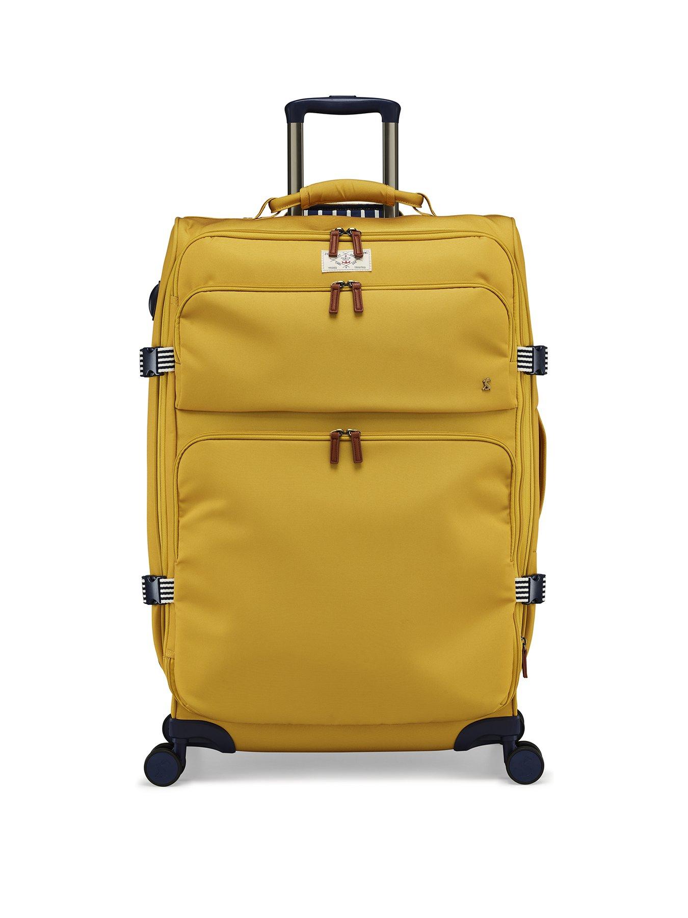 Image of Joules Large Trolley Suitcase - Antique Gold