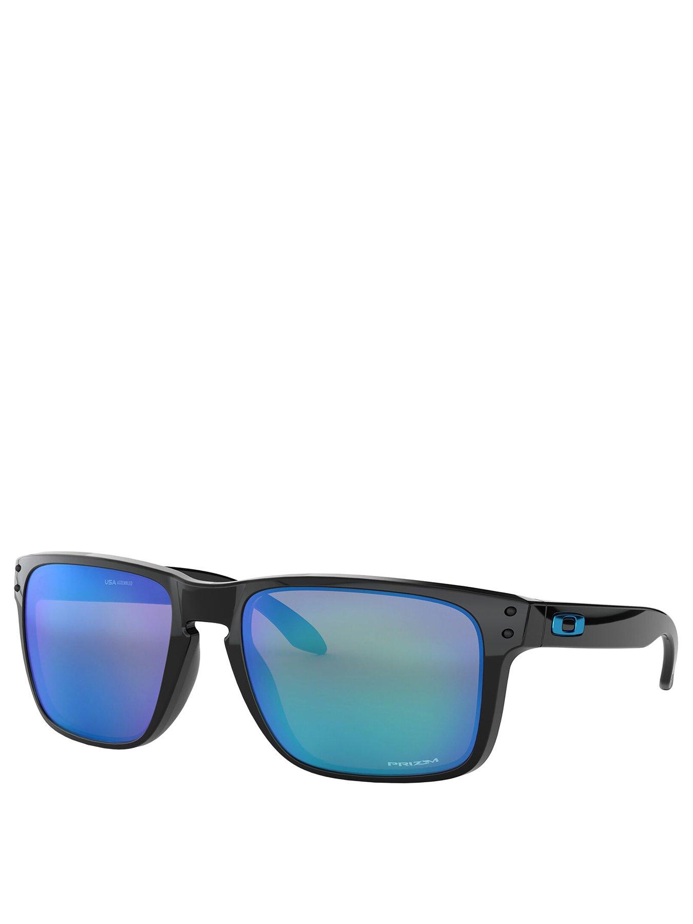 undefined Oakley Rectangle Black Frame Sunglasses - Black