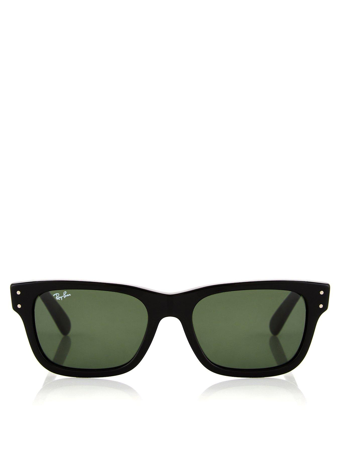 ray-ban-rectangle-black-frame-sunglasses-greyoutfit