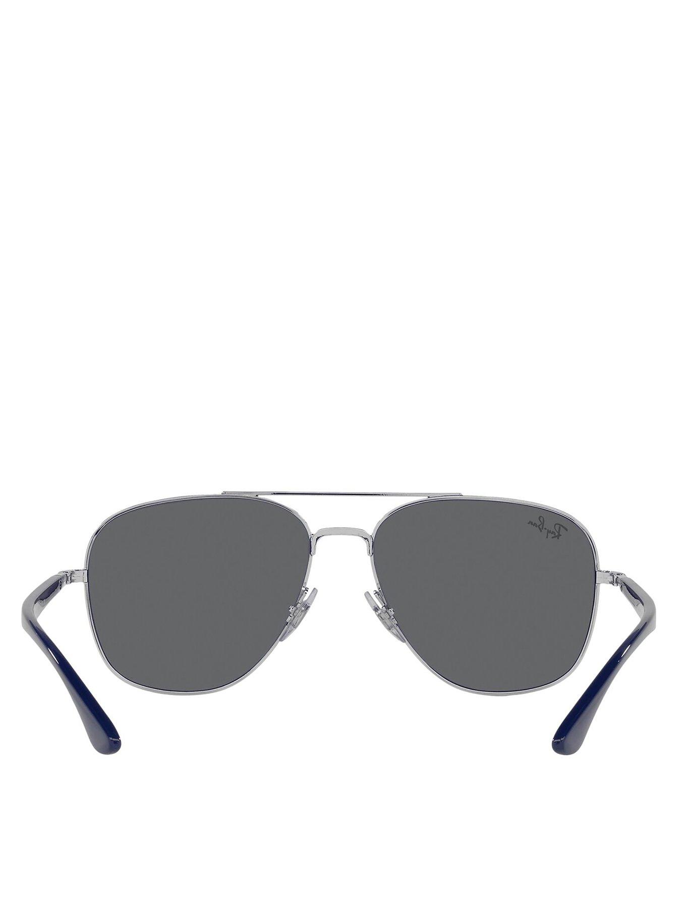 Image 3 of 3 of Ray-Ban Ray-Ban Metal Frame Square Sunglasses - Grey