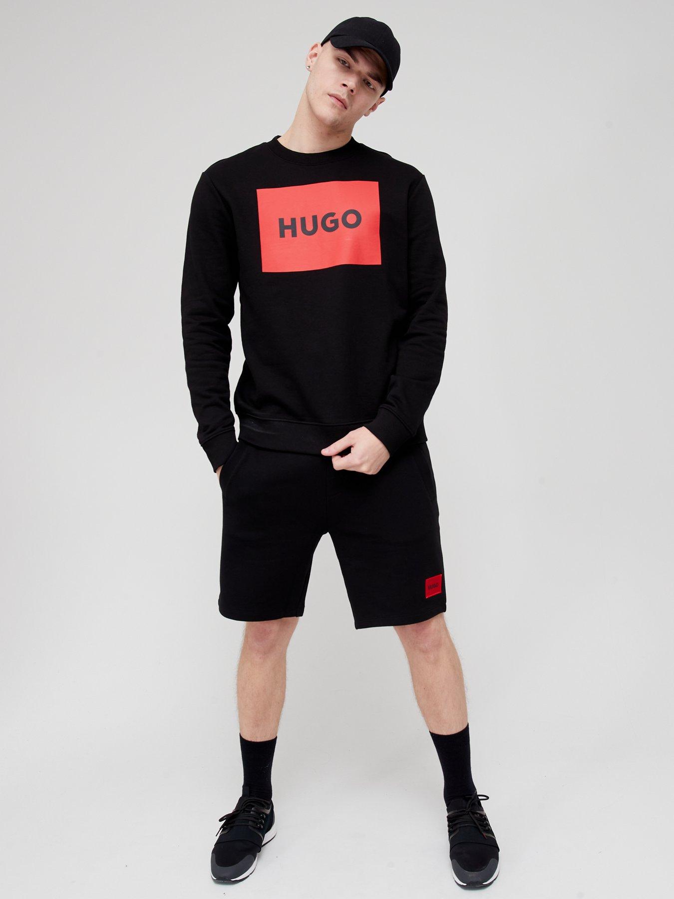 hugo-duragol-222-logo-crew-sweat-blackback