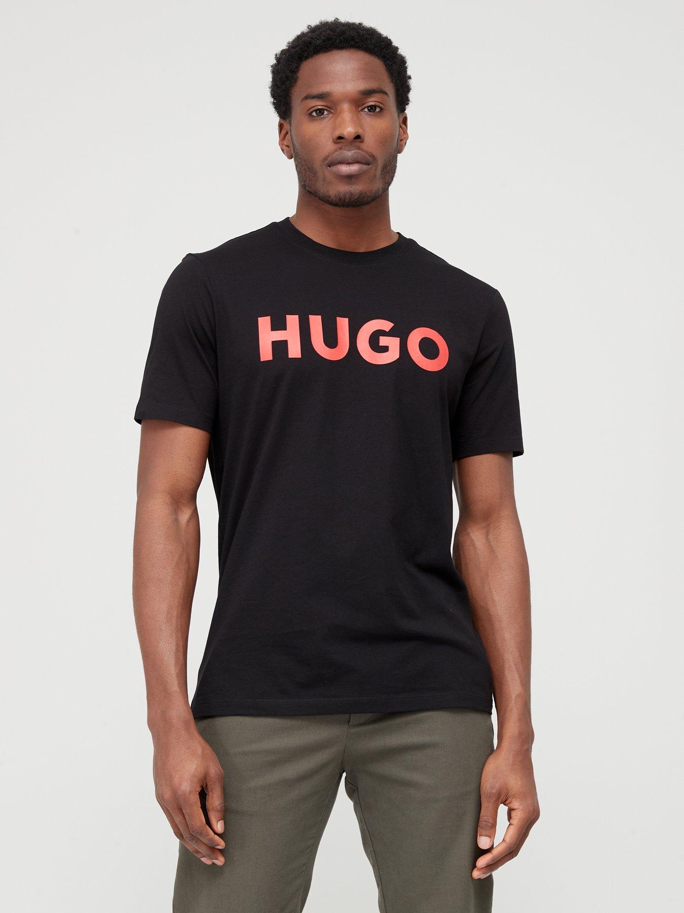 hugo-dulivio-large-logo-t-shirt-black