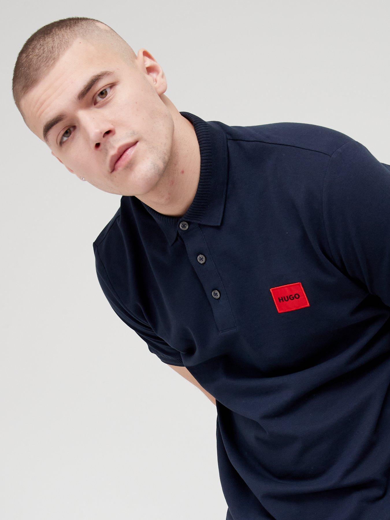 hugo-dereso-red-patch-logo-polo-shirt-dark-blueoutfit