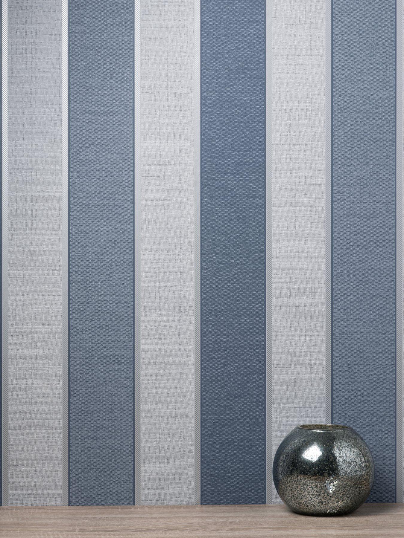 fine-decor-larson-stripe-wallpaper-in-navy-and-silverback