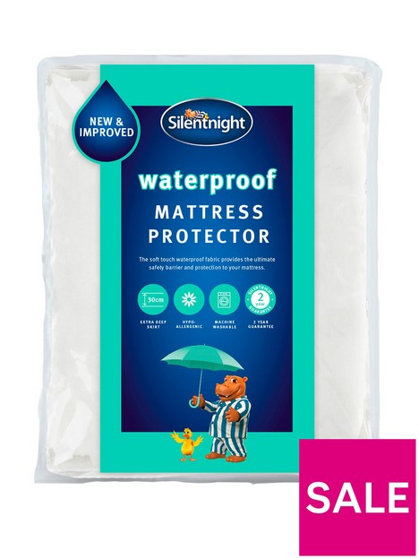 silentnight-waterproof-mattress-protector-white