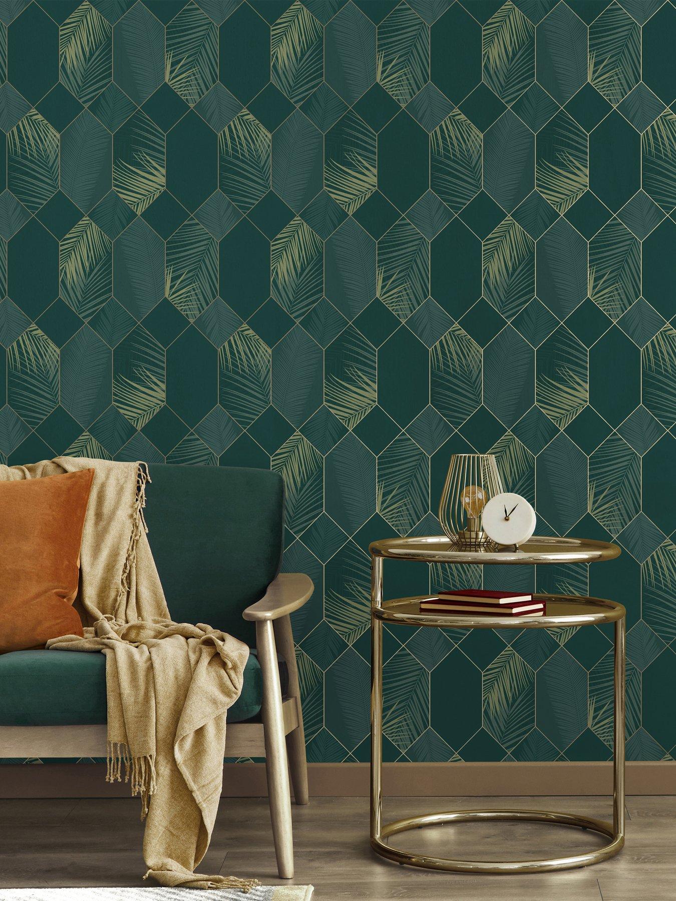 undefined Miami Tropical Geo Emerald/gold