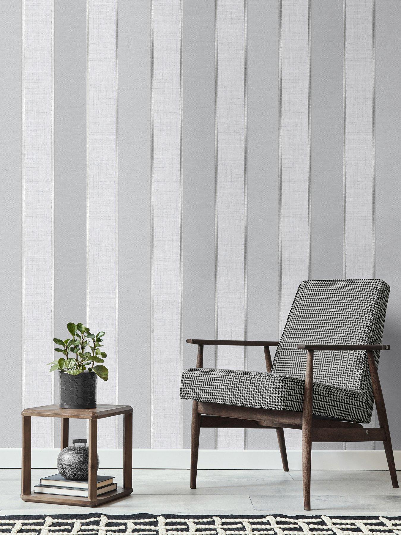 fine-decor-larson-stripe-wallpaper-in-grey-and-silverfront