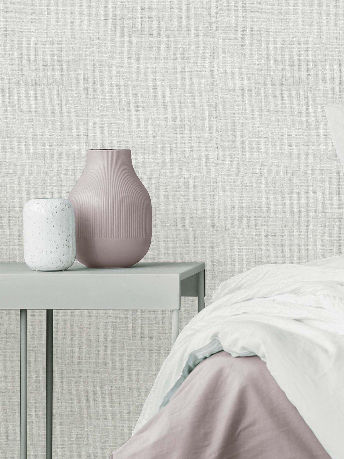 Fine Decor Larson Texture Wallpaper - Light Grey