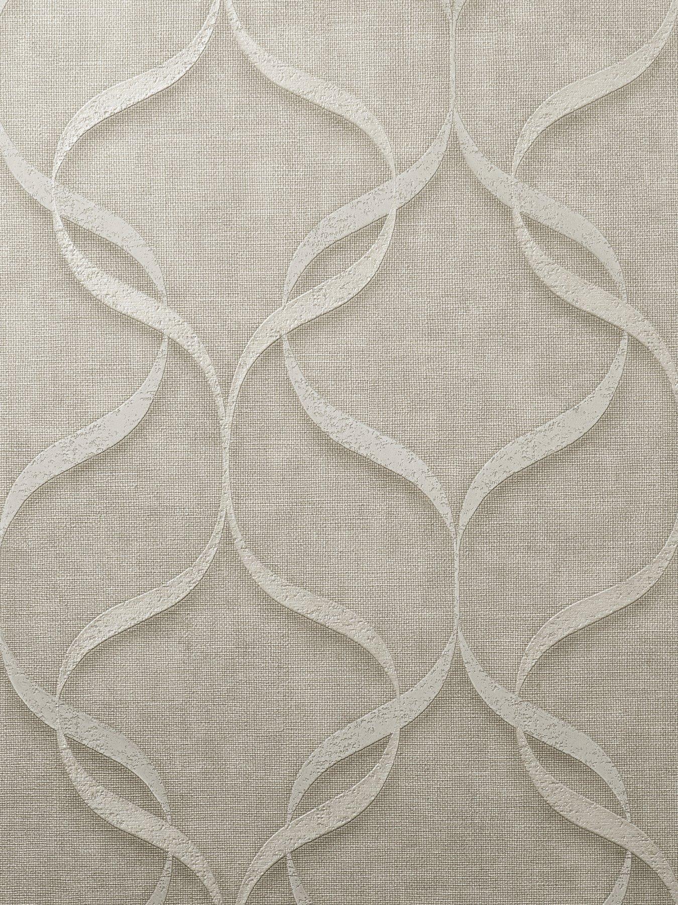 Image 2 of 5 of Fine Decor Milano Wave Wallpaper - Stone