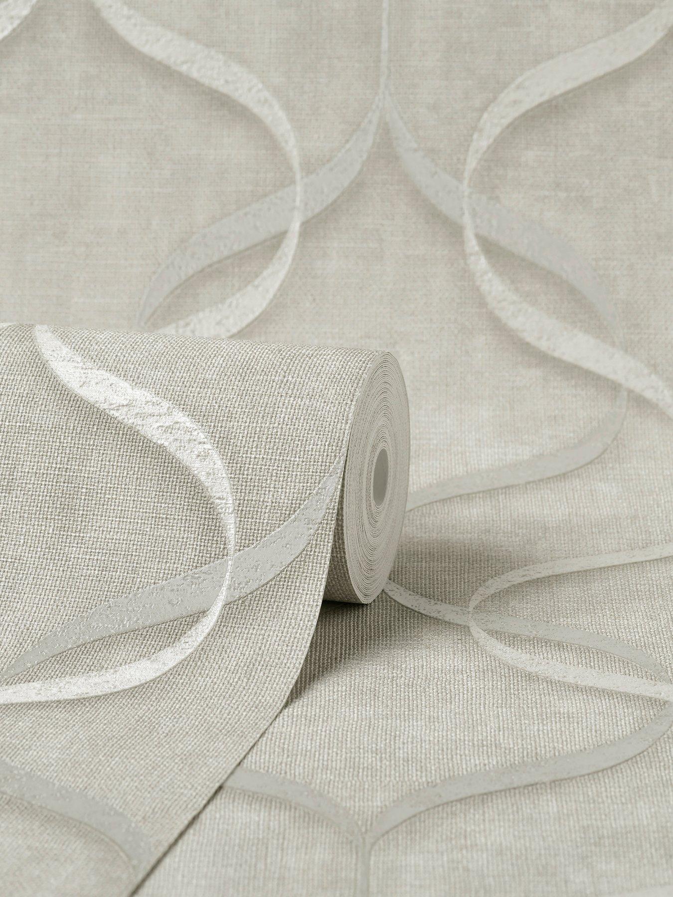 Image 4 of 5 of Fine Decor Milano Wave Wallpaper - Stone