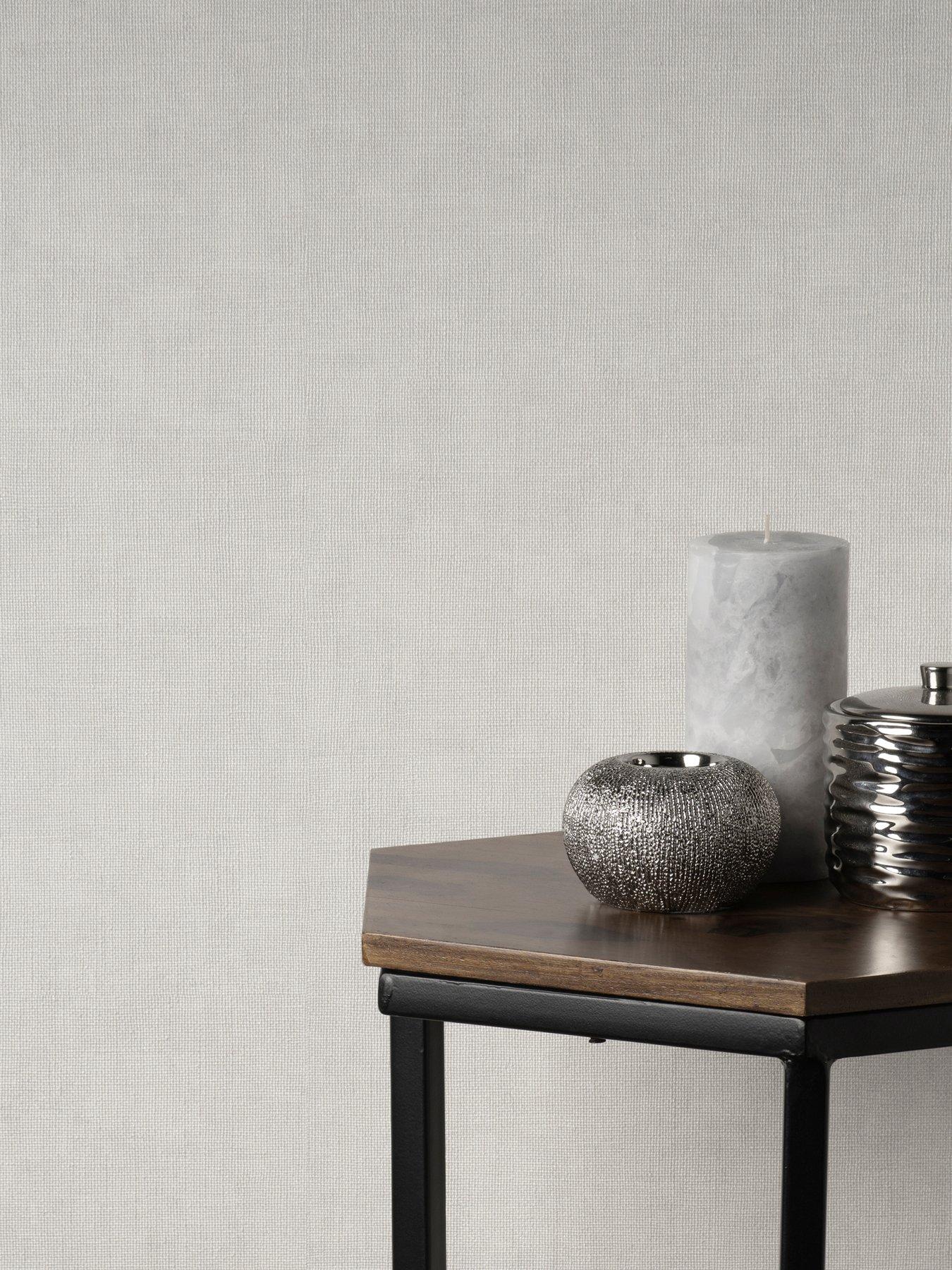 Image 1 of 4 of Fine Decor Milano Hessian Wallpaper Off-White