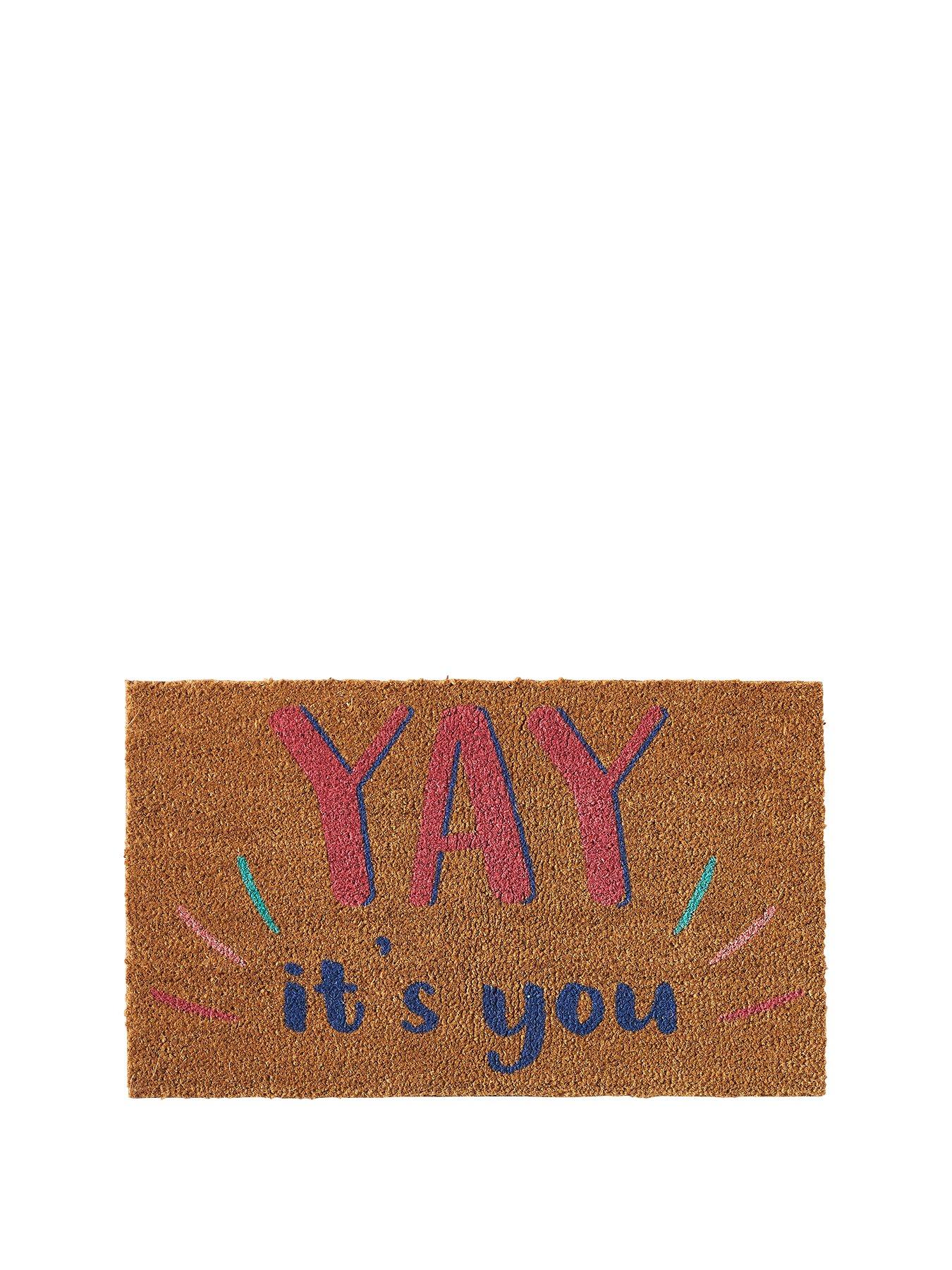 yay-itrsquos-you-coir-doormatfront