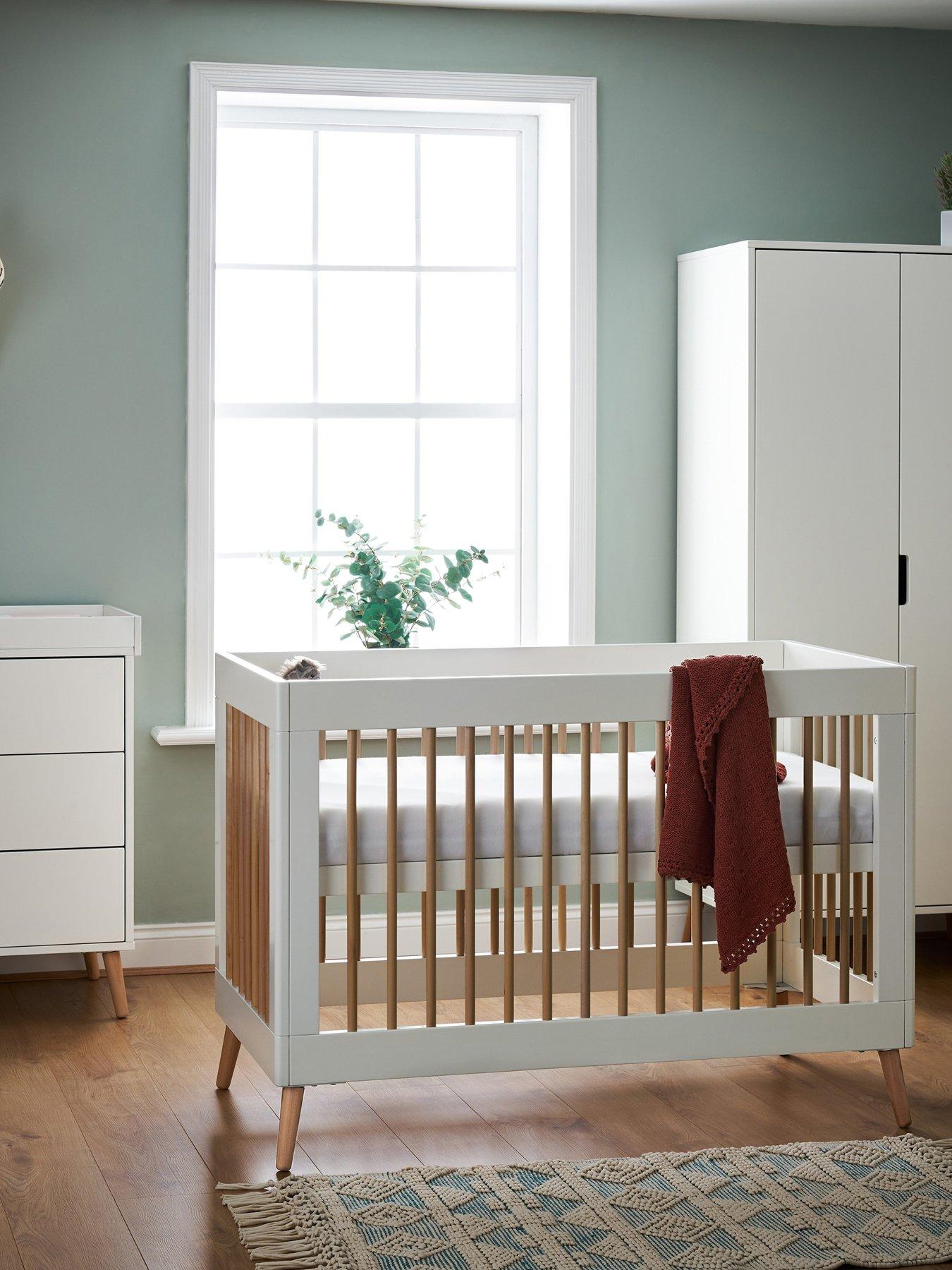 Image of Obaby Maya Mini 3 Piece Room Set - White/Natural