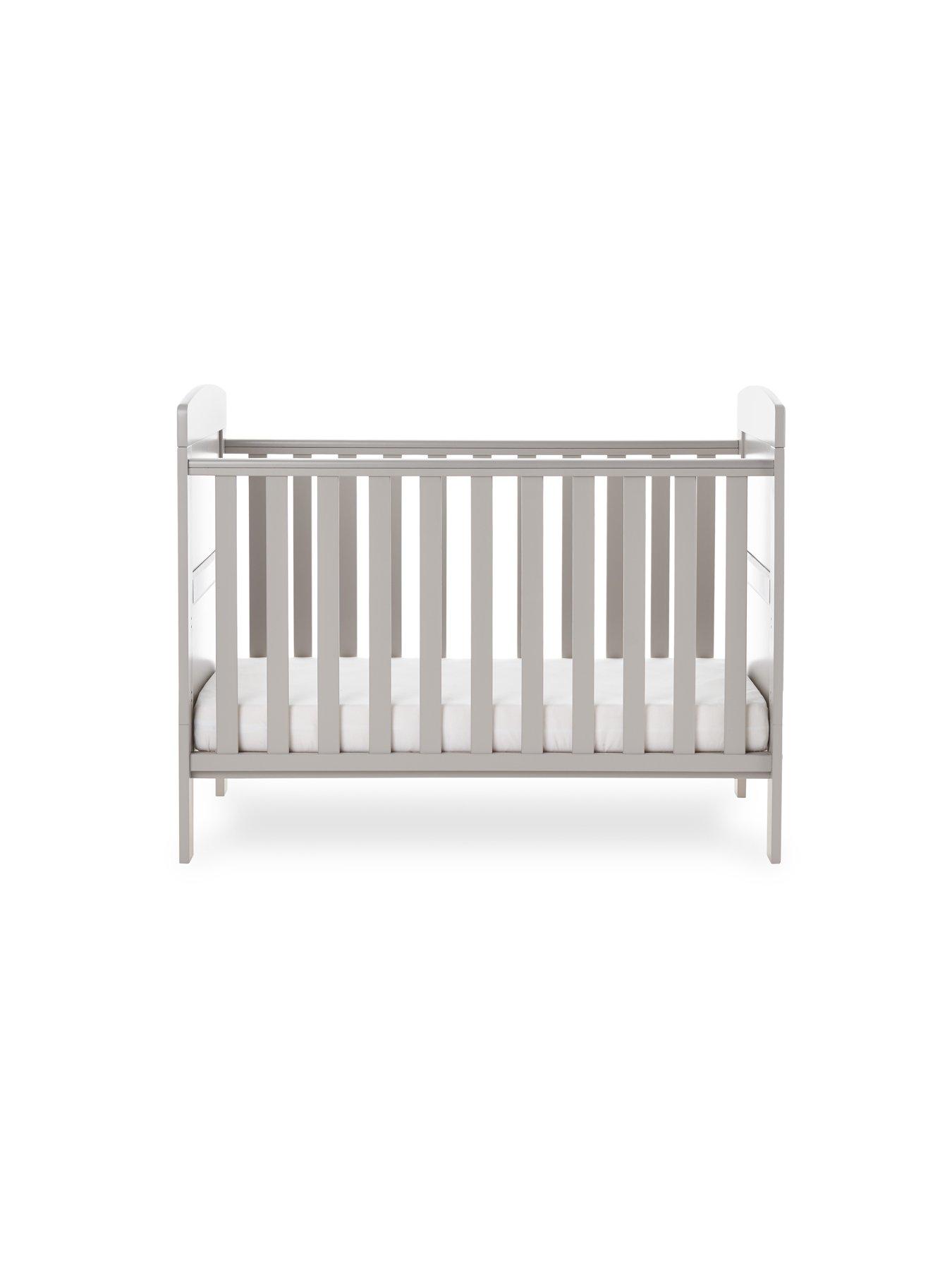Image 5 of 7 of Obaby Grace Mini Cot Bed - Warm Grey