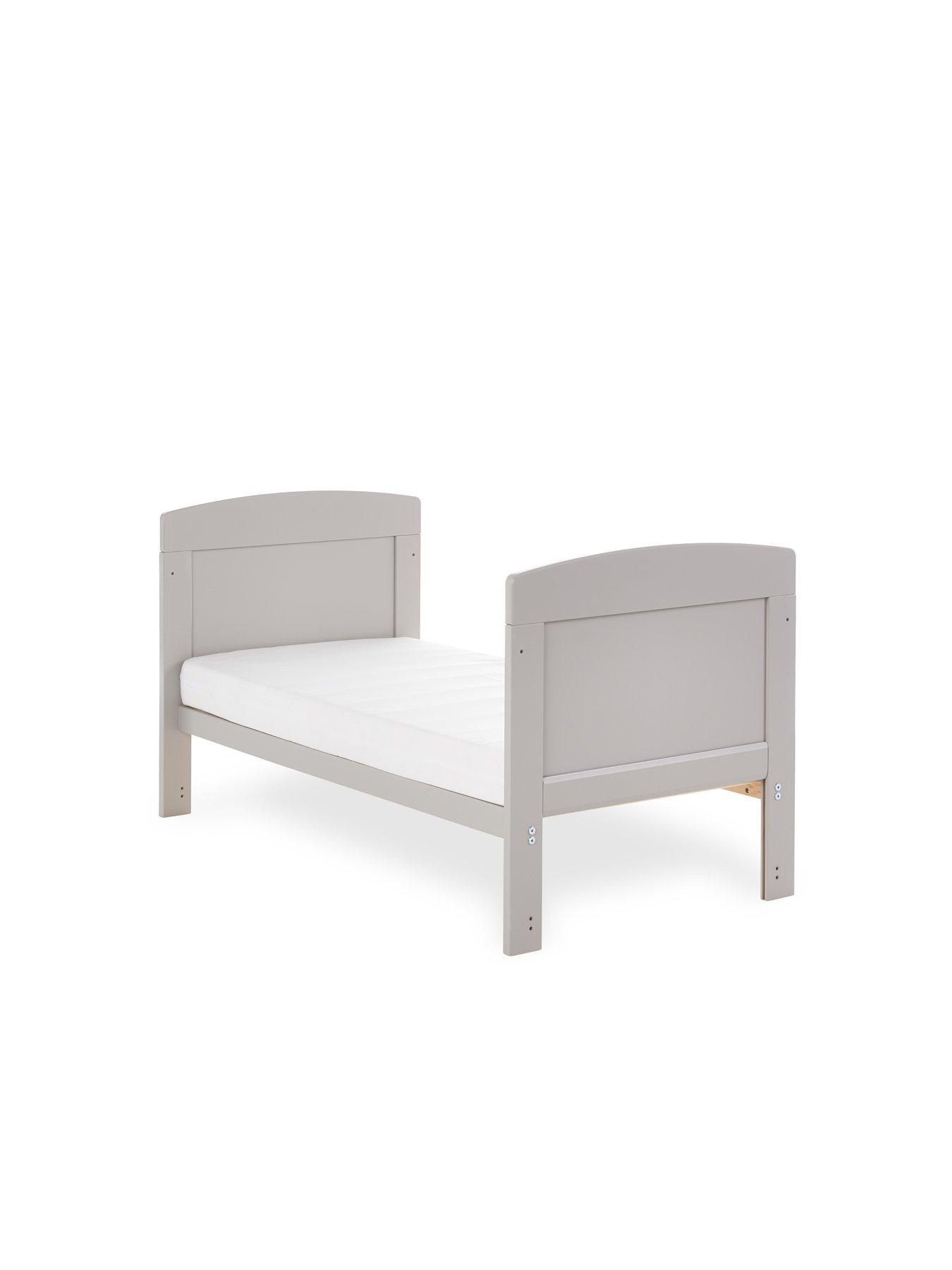 Image 6 of 7 of Obaby Grace Mini Cot Bed - Warm Grey