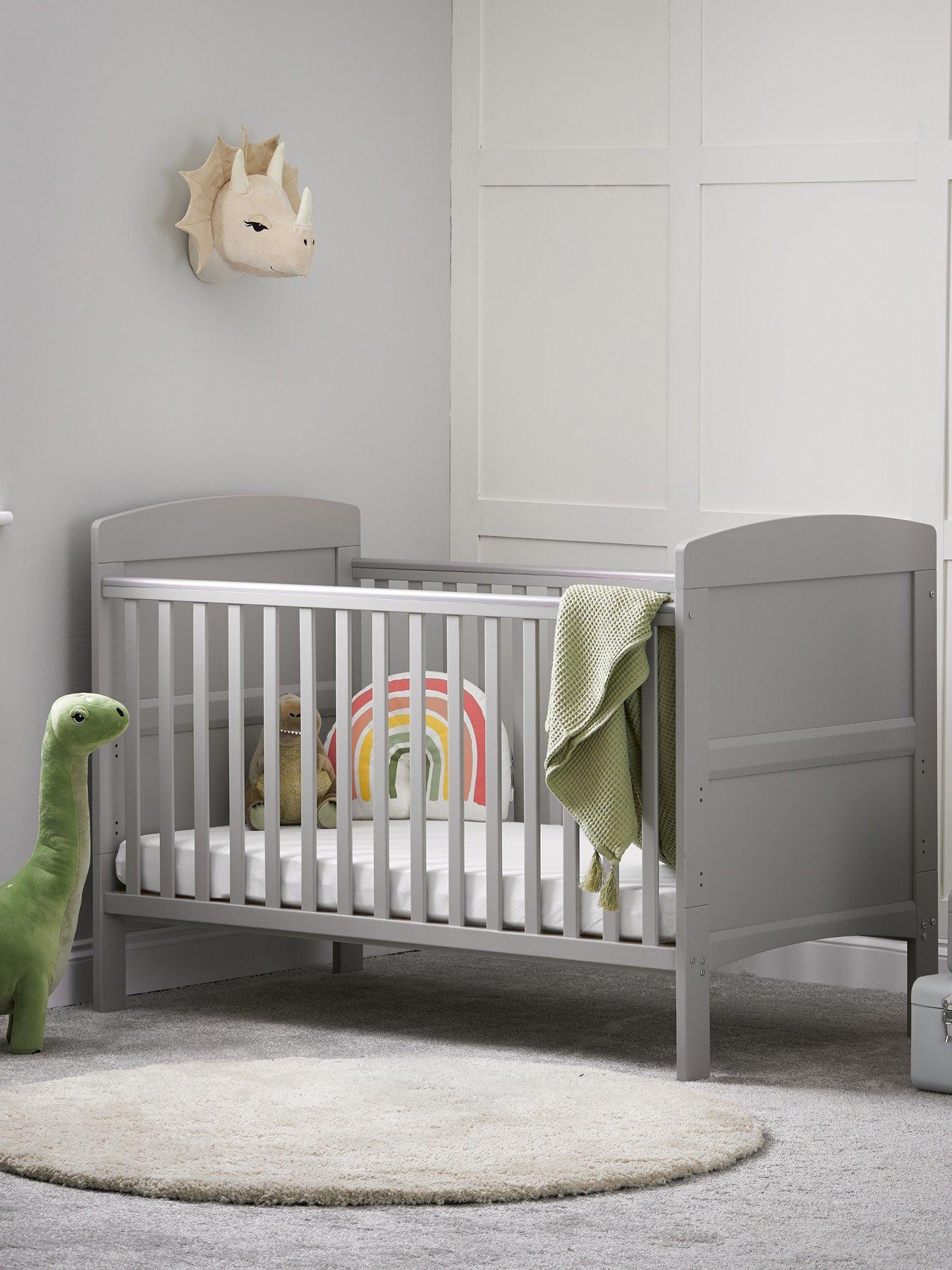 Grey Mamas And Papas Mini Cot Obaby Grace Cot Bed Warm Grey Very