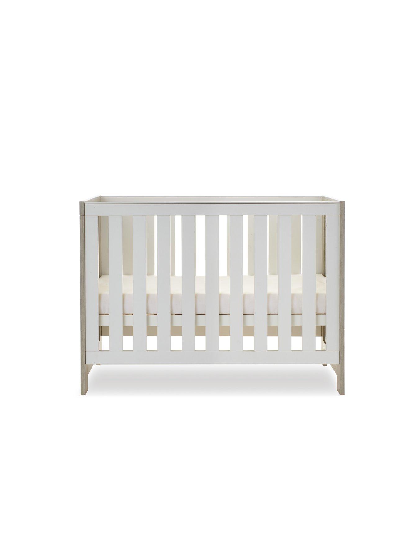 Image 5 of 7 of Obaby Nika Mini 3-Piece Room Set - Grey Wash/White