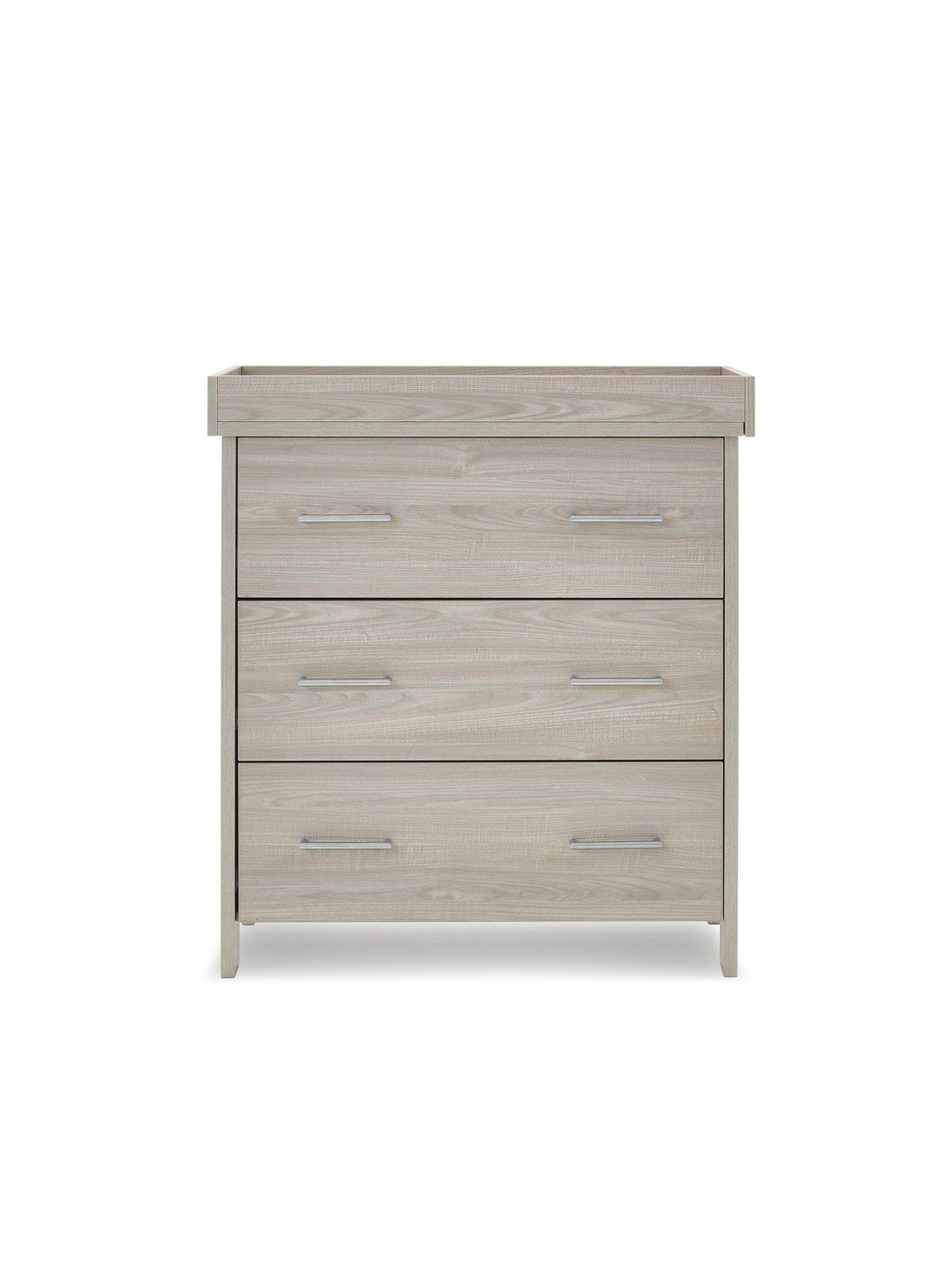 Image 5 of 7 of Obaby Nika Mini 3 Piece Room Set - Grey Wash