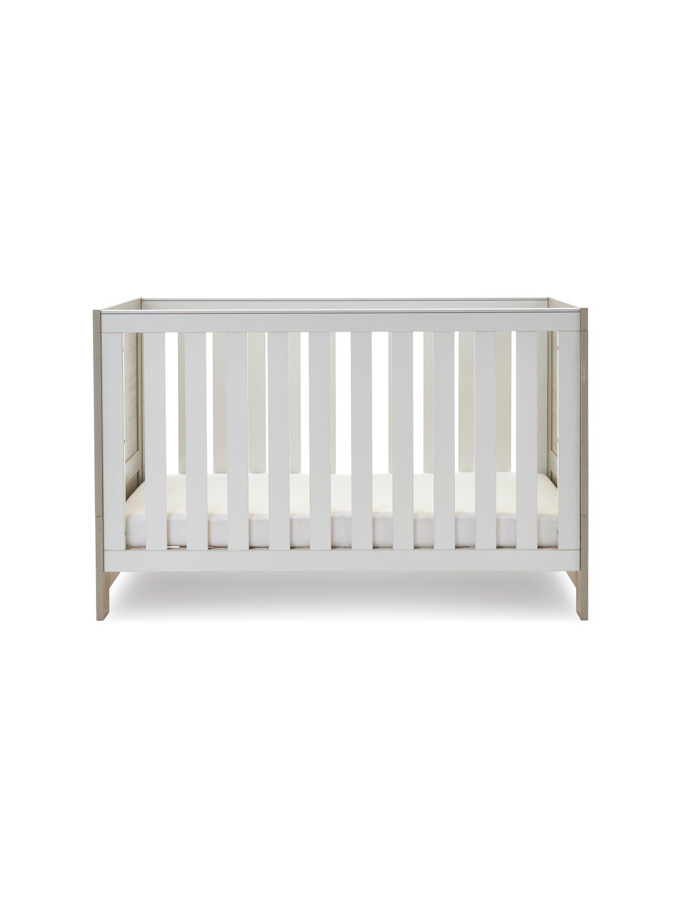 Image 4 of 7 of Obaby Nika 3-Piece Room Set - Grey Wash/White