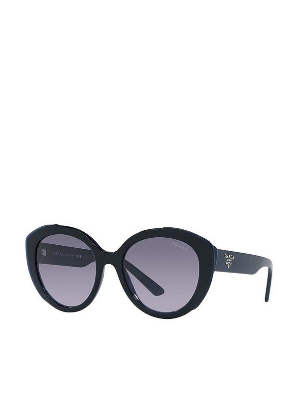 Prada Round Sunglasses - Blue | Very Ireland