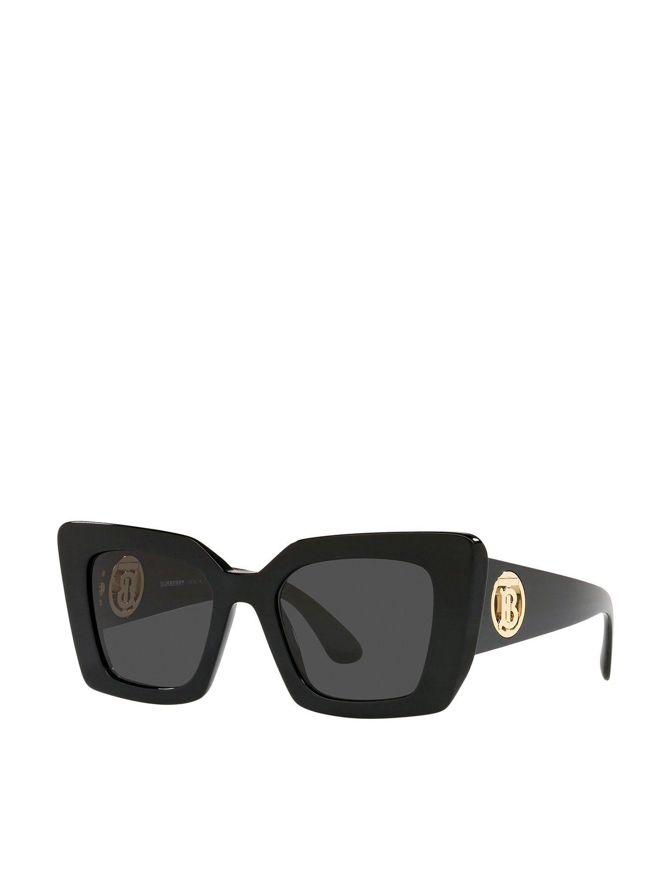Burberry Daisy Square Sunglasses - Black