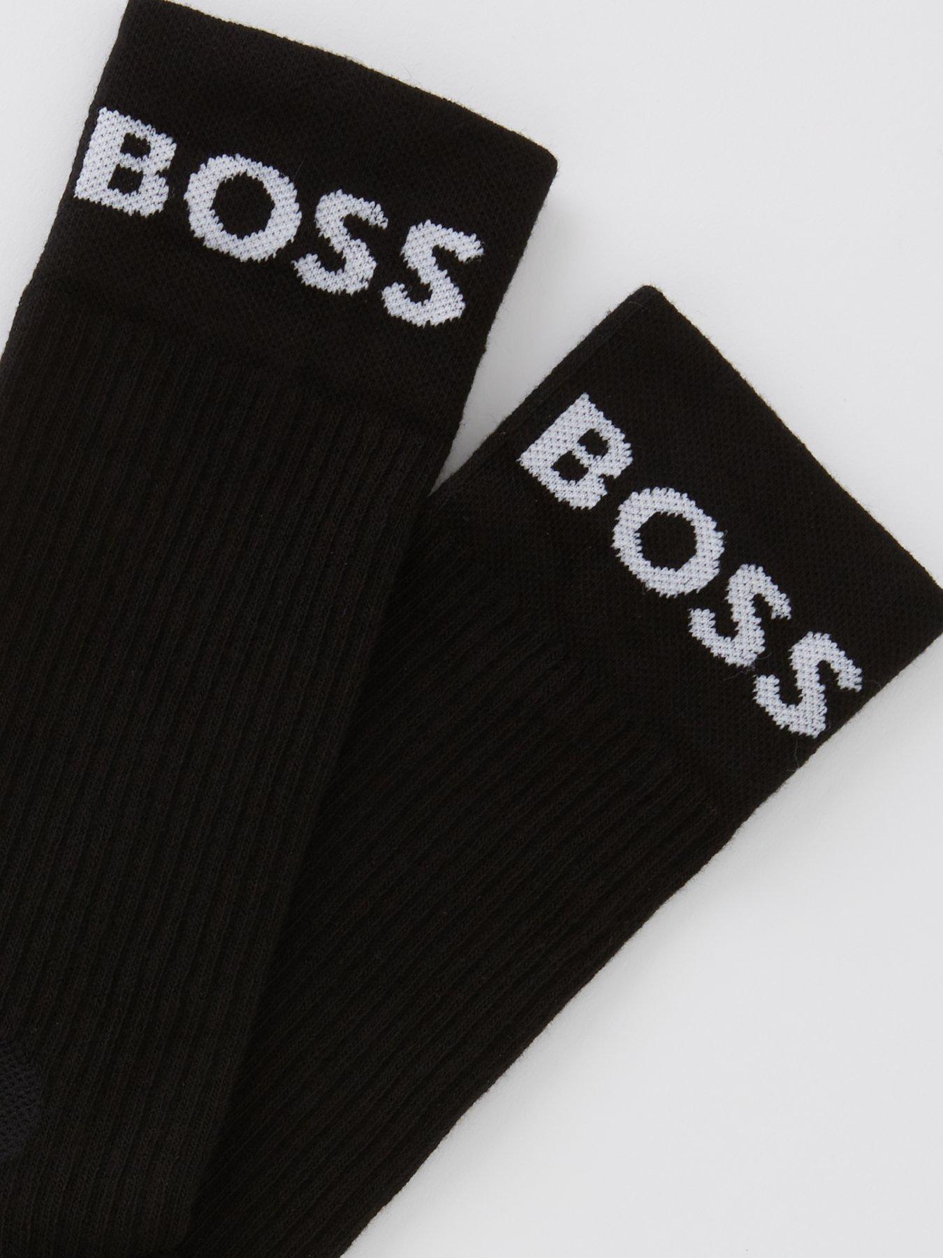 Image 2 of 2 of BOSS 2 Pack Sports Crew Socks - Black