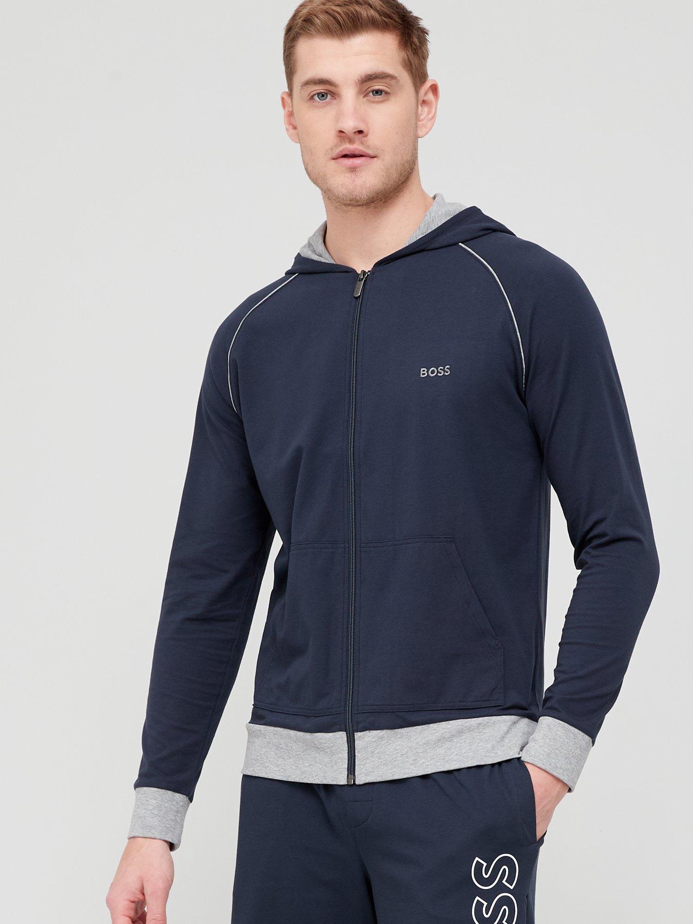 Boss bodywear logo tracksuit navy new arrivals