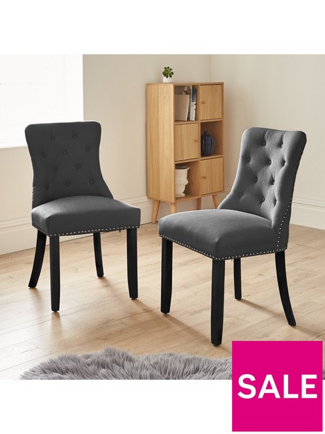 very-home-warwick-velvet-pair-of-standard-dining-chairs-charcoalblacknbsp--fscreg-certified