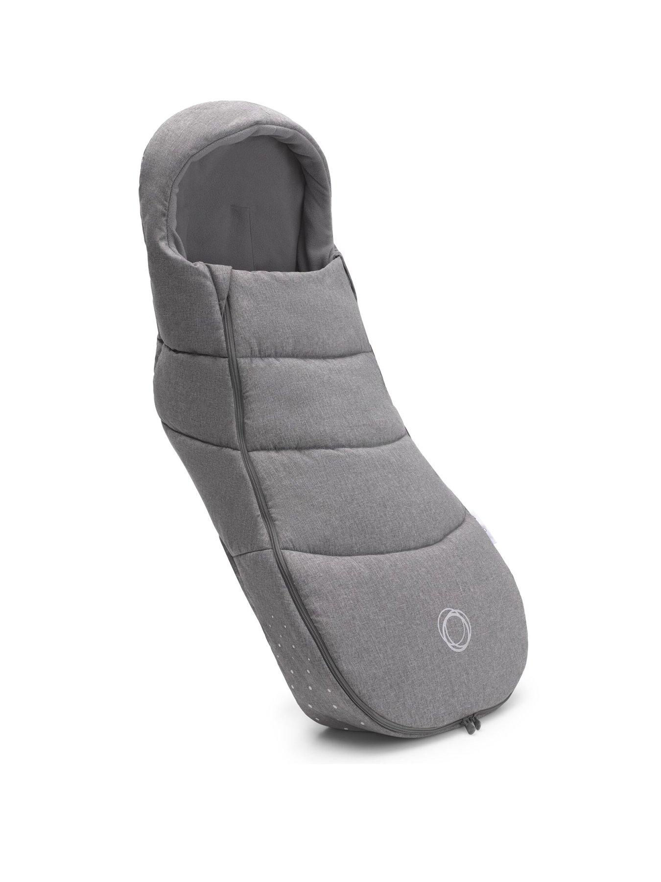 bugaboo-footmuff-grey-melangefront