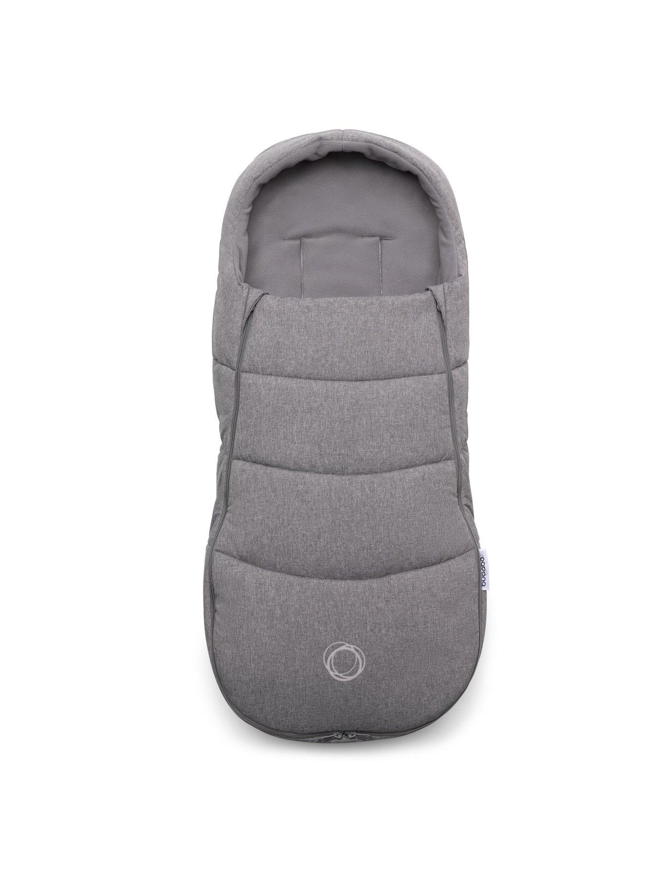 bugaboo-footmuff-grey-melangeoutfit