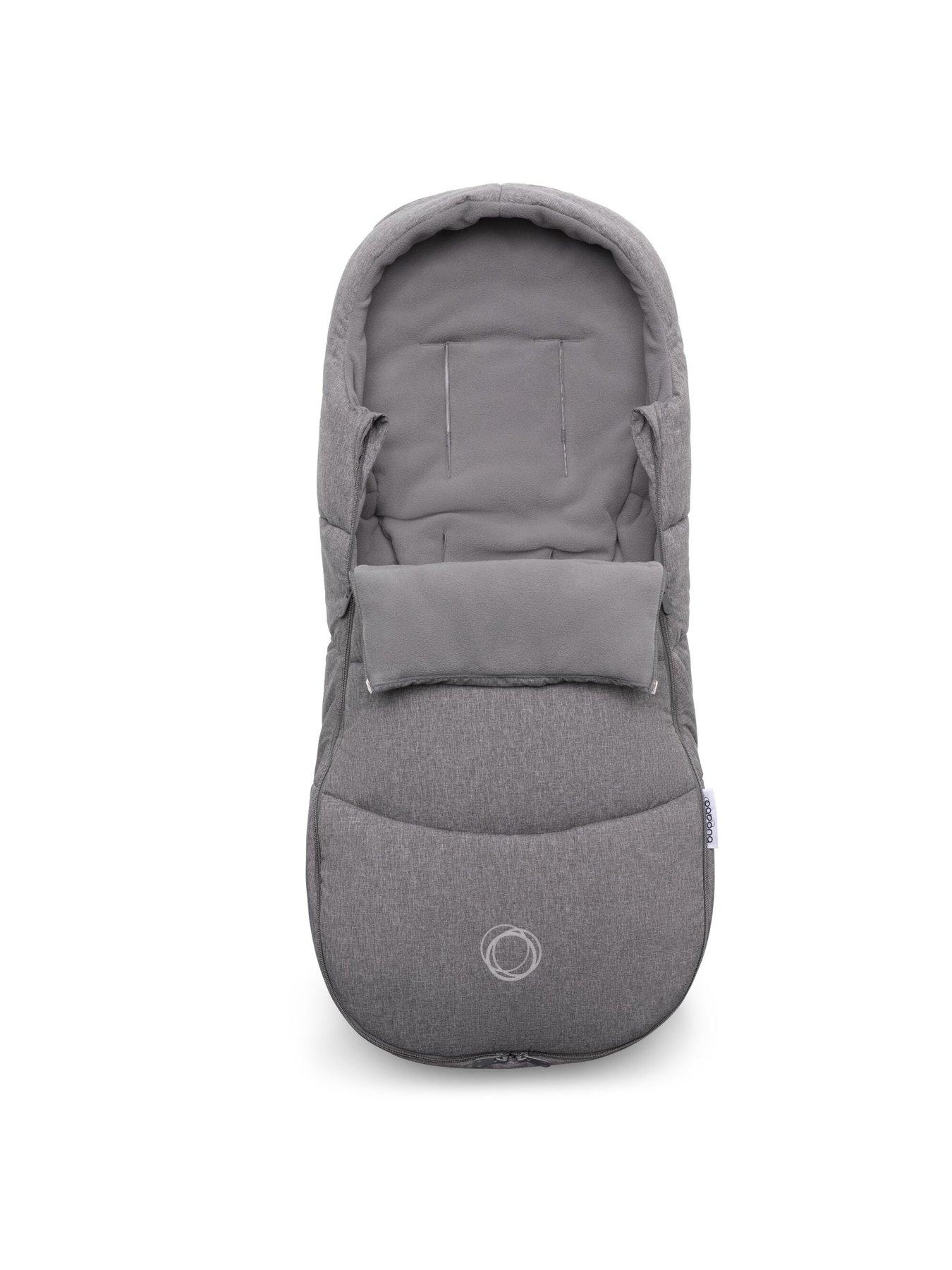 bugaboo-footmuff-grey-melangedetail