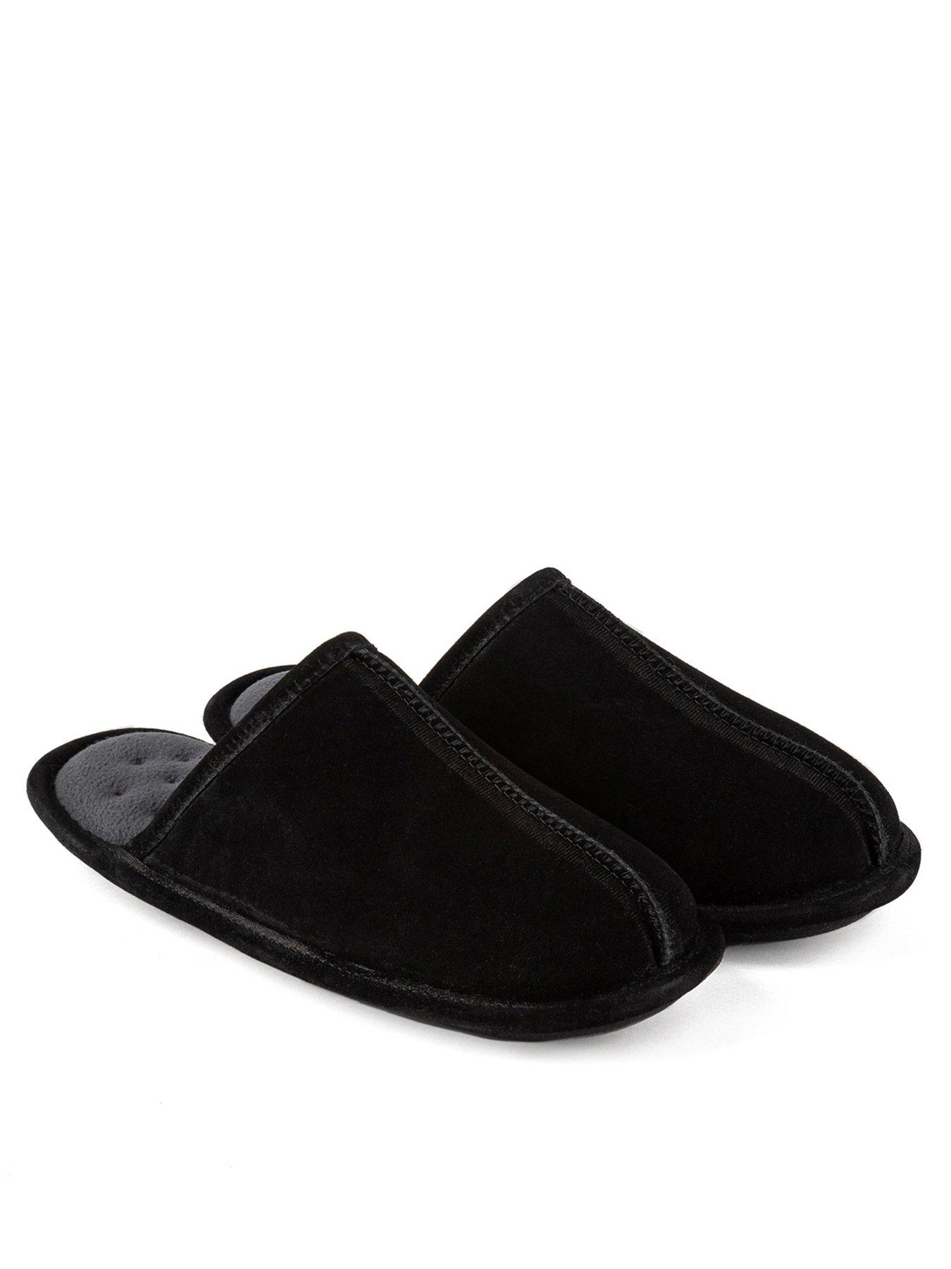 Image of TOTES Isotoner Suede Mule - Black