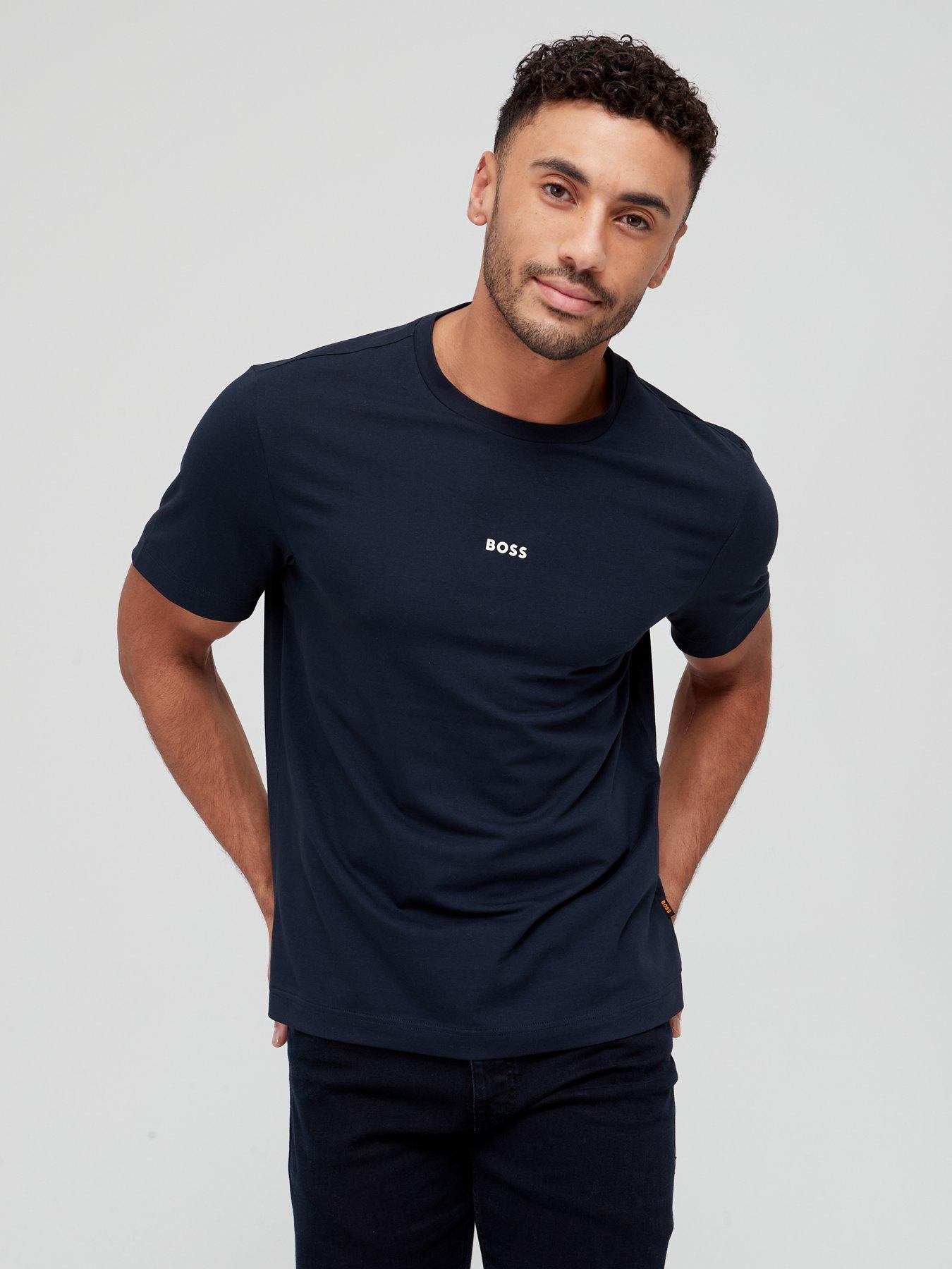 boss-relaxed-fit-centre-logo-t-shirt-dark-blue