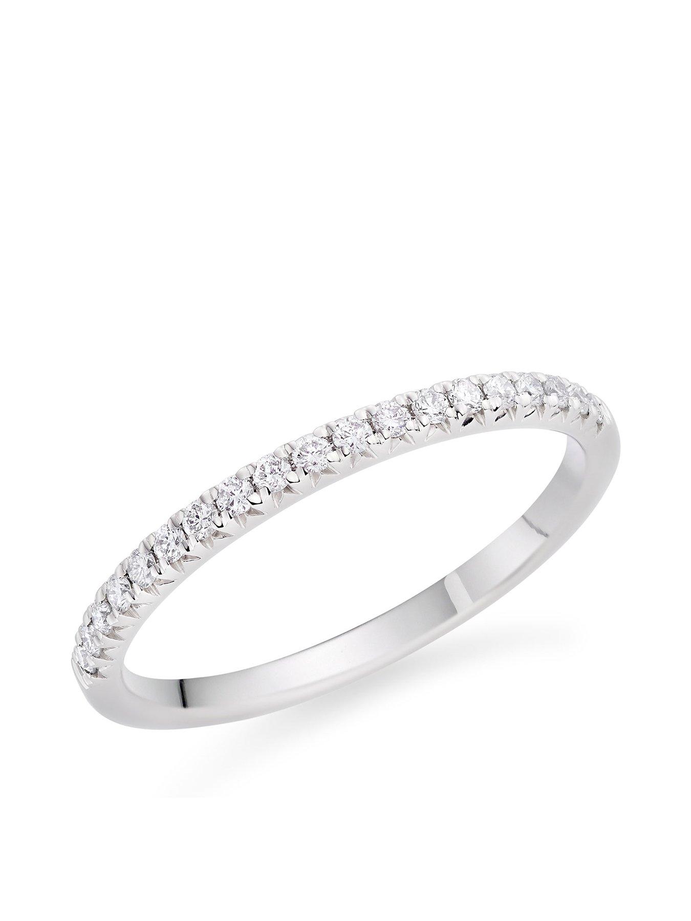 Beaverbrooks Platinum Diamond Wedding Ring